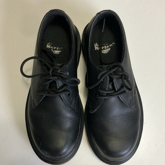 Junior Doc Martens Soft T Leather Oxford Shoes - Picture 5 of 6